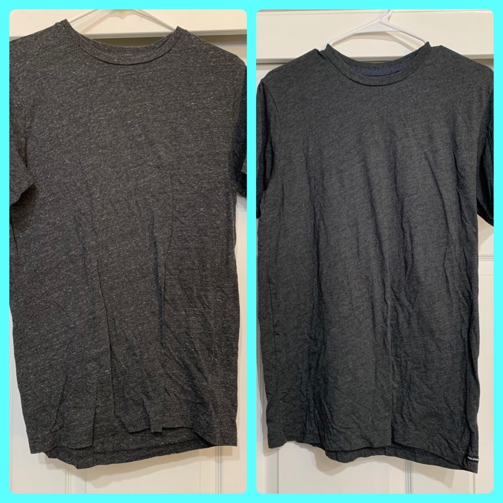 SALE Two QUALITY Grey T Shirts MEDIUM 💵 sale 💵